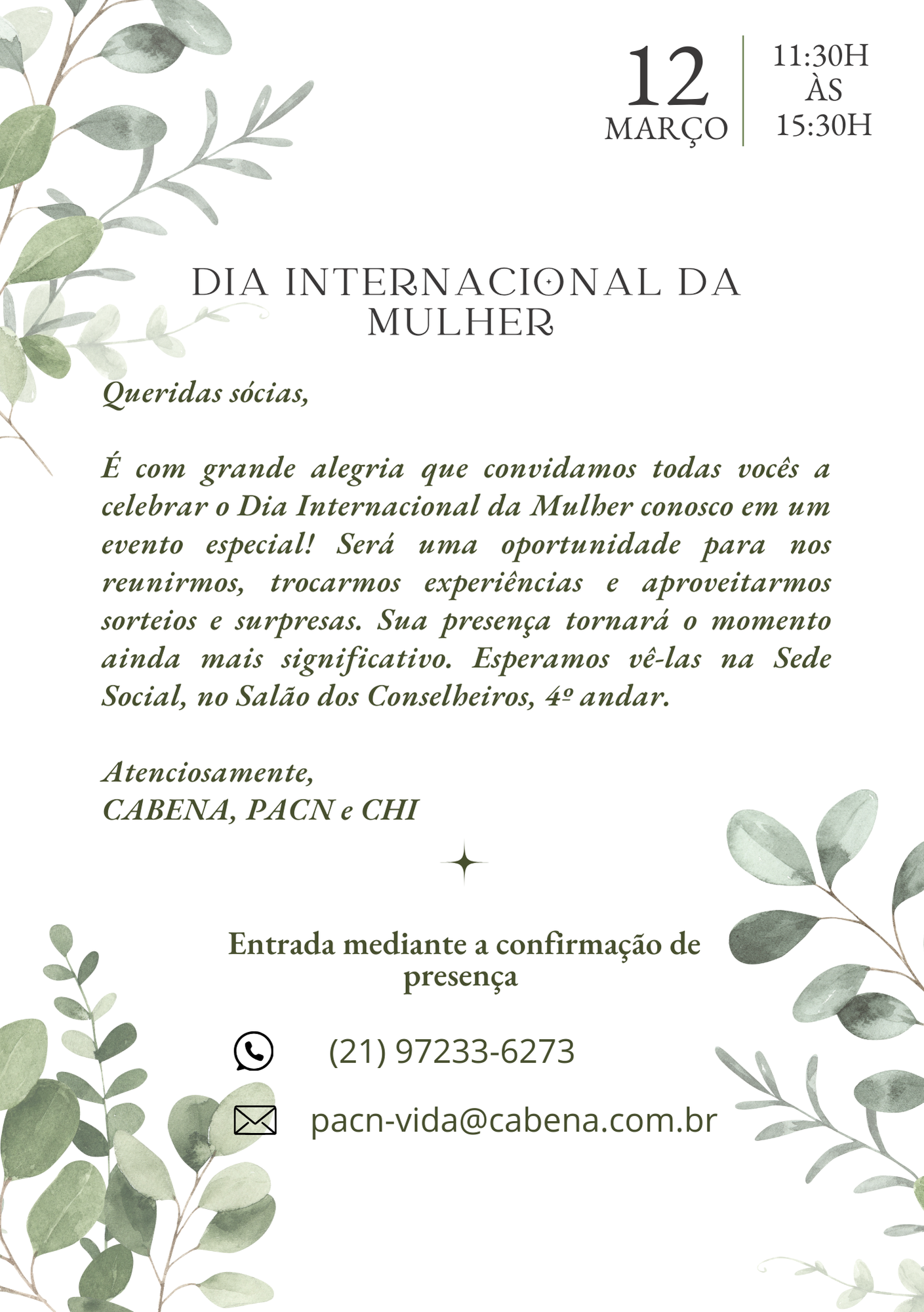 Dia Internacional da Mulher